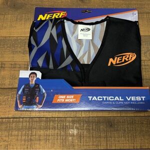 🎁3/$20 Brand New Nerf Tactical Vest with Blue and Orange Accents